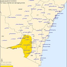 One Australian state is bracing for 48 hours of severe thunderstorms and heavy rainfall as large parts of the country are forecast to ring in a wet start to summer.