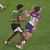 Taane Milne put forward two contrasting acts in the Rabbitohs' loss. 