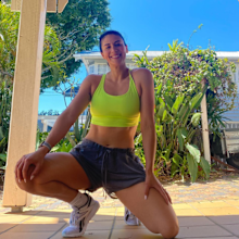 Stephanie Rice exercising