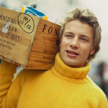 Jamie Oliver during his Naked Chef era.