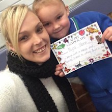 Danae Cull was already a mum of two when she fell pregnant with her third child. Pictured here with her eldest daughter.