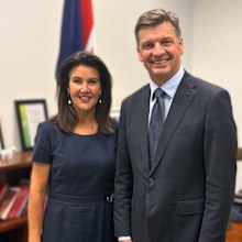 Angus Taylor and Jane Hume