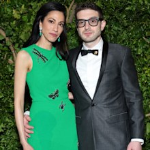 NEW YORK, NEW YORK - MAY 06: (L-R) Huma Abedin and Alexander Soros attend The 2024 Met Gala Celebrating "Sleeping Beauties: Reawakening Fashion" at The Metropolitan Museum of Art on May 06, 2024 in New York City. (Photo by Cindy Ord/MG24/Getty Images for The Met Museum/Vogue)