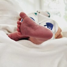 Former Aussie soap stars Bob Morley and Eliza Taylor welcome their first child.