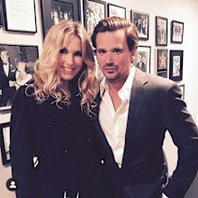 Sean Stewart and his mum Alana Stewart.