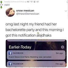 abrupt wedding cancellation notice