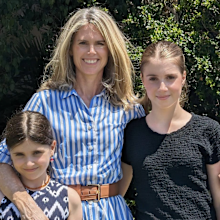 Emma Tinkler with her two daughters.