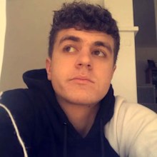 Josh Alexander was driving his Vauxhall Corsa when it smashed into a truck.