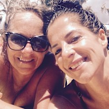 Kelly Monaco with her mother Carmina.