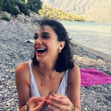 Pinar Gultekin was beaten and strangled to death, her body disposed of in a bin that was later filled with concrete.