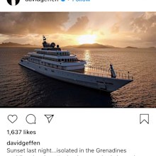 A screenshot of Geffen's now deleted post.