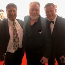 Luke Bona, Kyle Sandilands and Ben Fordham