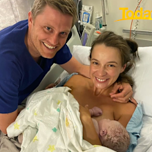 Jess Millward and her husband Joel have welcomed a baby boy. 