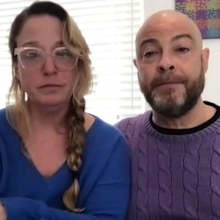 Dr. Laura Berman and her husband, Samuel Chapman on US Today Show