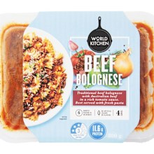 Aldi beef bolognese