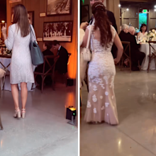 Wedding planner confronts four guests for wearing white