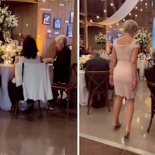Wedding planner confronts four guests for wearing white