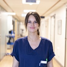 Princess Sofia of Sweden volunteered at Sophiahemmet, a private hospital in Stockholm during the coronavirus pandemic in 2020.