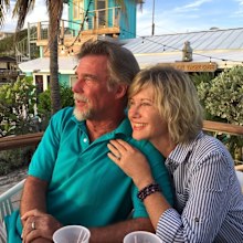Olivia Newton-John and husband John Easterling.