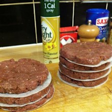 Batch cooking patties