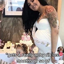 Bethany Love shares photo of baby's misshapen feet that were stuck under her rib cage