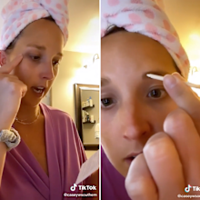 Woman's DIY brow tint turns into a beauty nightmare: 'I can't get it off'