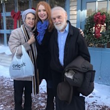Alicia Witt with her parents Robert and Diane.
