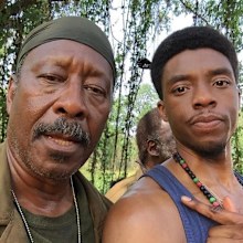 Clarke Peters and Chadwick Boseman