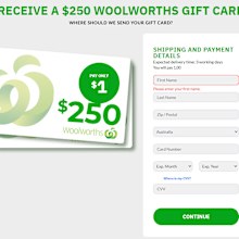 A new scam posing as an email from Woolworths is asking customers for a small fee in exchange for a voucher.
