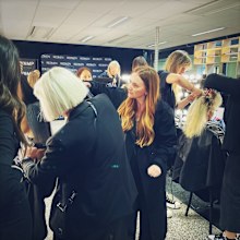 Melbourne Fashion Week hair stylist