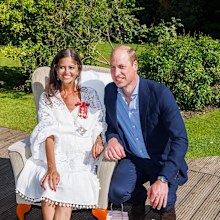 Deborah James and Prince William