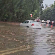 Flooding in Strathfield, Sydney