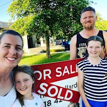 The Touzel family has been in their new home for a month now and 'love it to bits', Mrs Touzel said.
