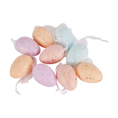 9 Pack Easter Hanging Speckled Eggs: $5.50