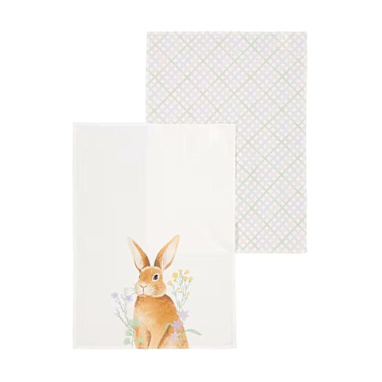 2 Pack Easter Tea Towel: $5