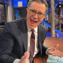 Stephen Colbert and Prince Harry recreate TikTok trend