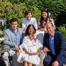 Deborah James and Prince William