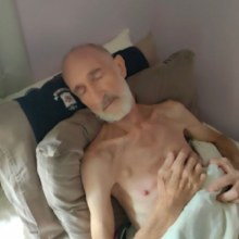 Mr Kilian's father Frans weighs 44 kilograms.