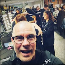 Melbourne Fashion Week hair stylist