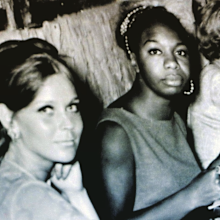 Ulla Andersson with Nina Simone.