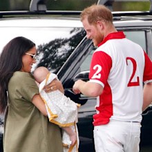 The new mum was criticised for how she was holding her child.