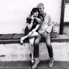 Asia Argento and Anthony Bourdain