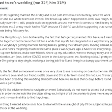 She insists she's 'over him' but can't help but feel conflicted.