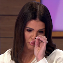 Rebekah Vardy crying on ITV