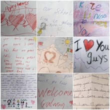 The couple's smallest fans wrote them adorable letters.