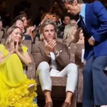 Harry Styles appears to spit on Chris Pine at Don't Worry Darling screening at the Venice Film Festival.
