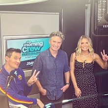 Dave Hughes, Ed Kavalee and Erin Molan.