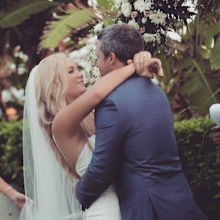 Lauren and Trent on their wedding day.