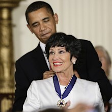 Barack Obama and Chita Rivera