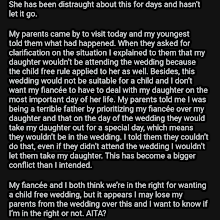 Reddit post groom and fiancée wedding